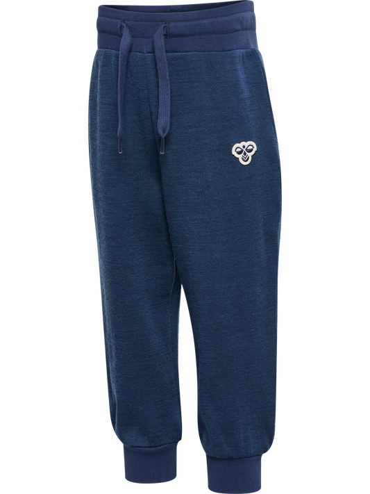 Hummel Mini Wool Pants Bee i mørk blå farge – Gutt 1–8 år