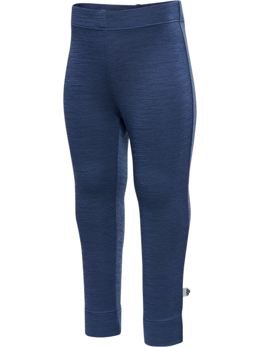 Hummel Mini Wool Tights i blå farge – Gutt 4–8 år