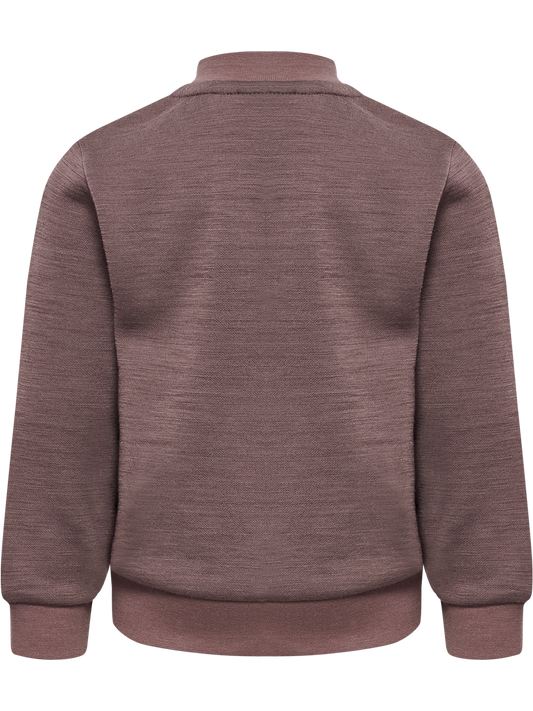 Hummel Mini Wool Zip Jacket i gammelrosa farge – Jente 1–8 år