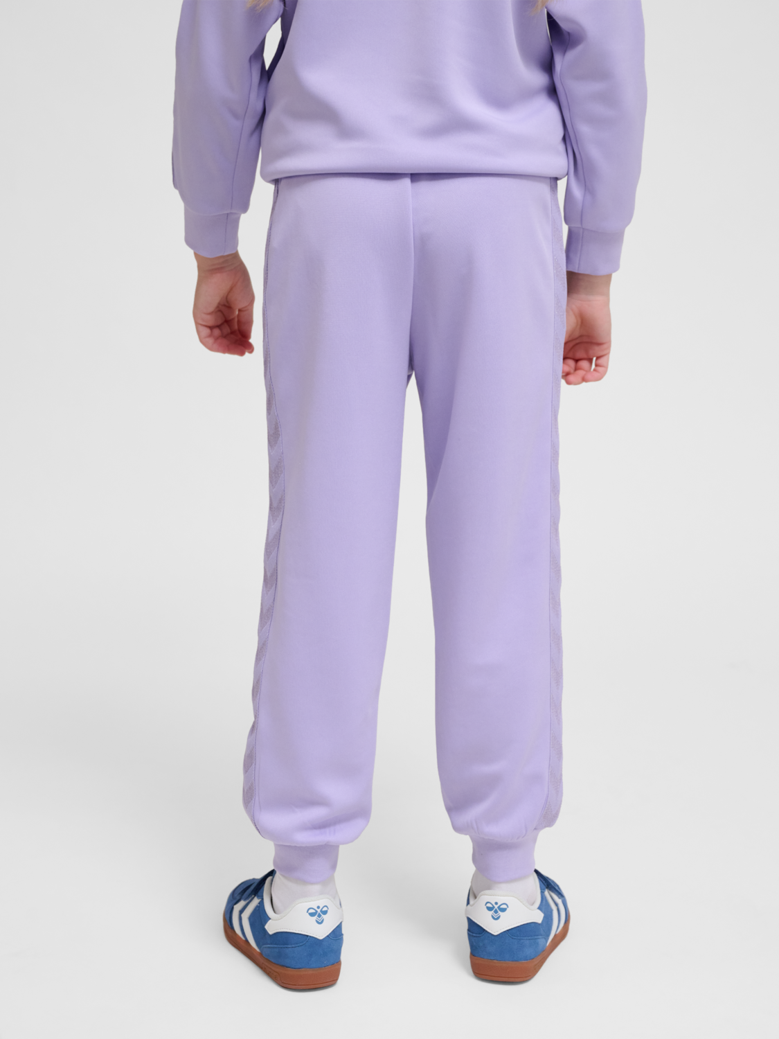 Noma treningsbukse med glitter fra Hummel – Lilla – Jente