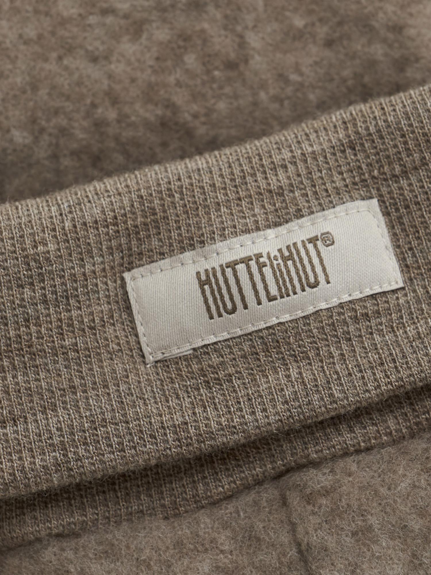 Beige Huttelihut ullfleecebukse unisex 1–18 mnd