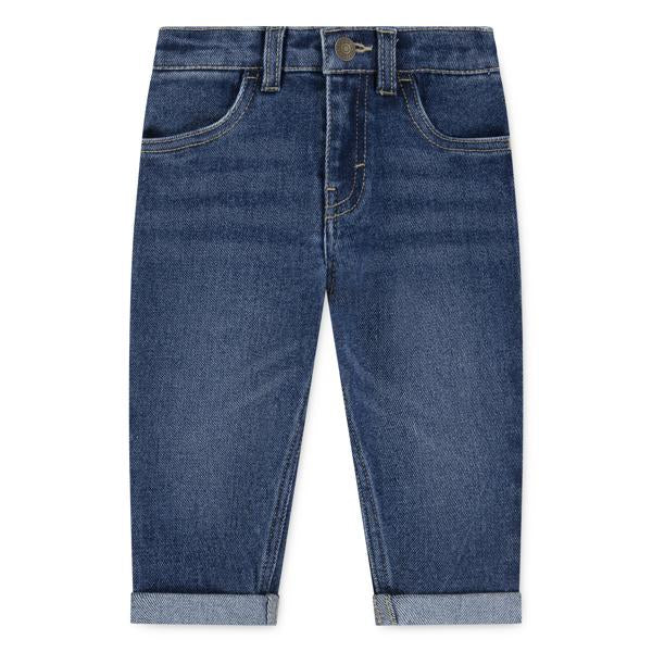 Blå Loose Taper jeans fra Levi’s med strikk i livet – gutt