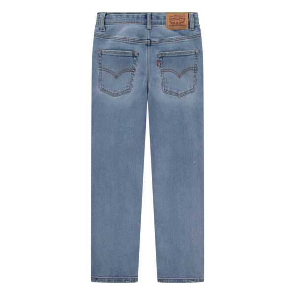 Lyseblå jeans fra Levi’s med regulerbar strikk og løs passform.