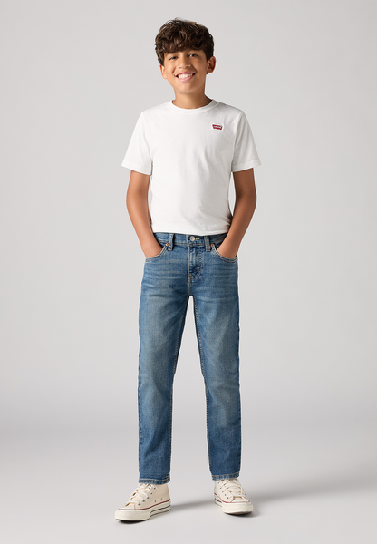 Levi’s Slim Taper jeans i blå med stretch – gutt – 4–16 år