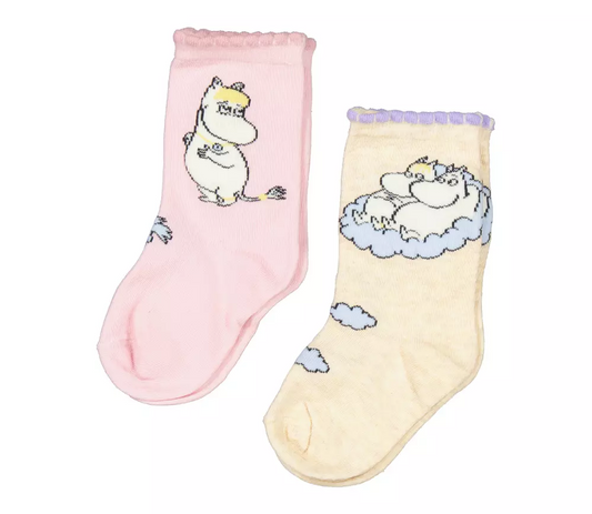 MarMar Moomin sokker lys rosa jente