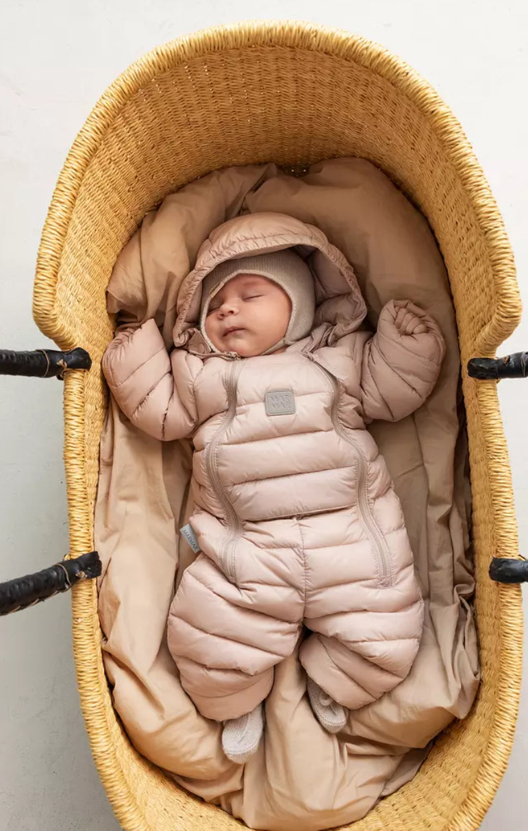 MarMar One Suit vinterdress i Crème Taupe – Jente 0–9 mnd