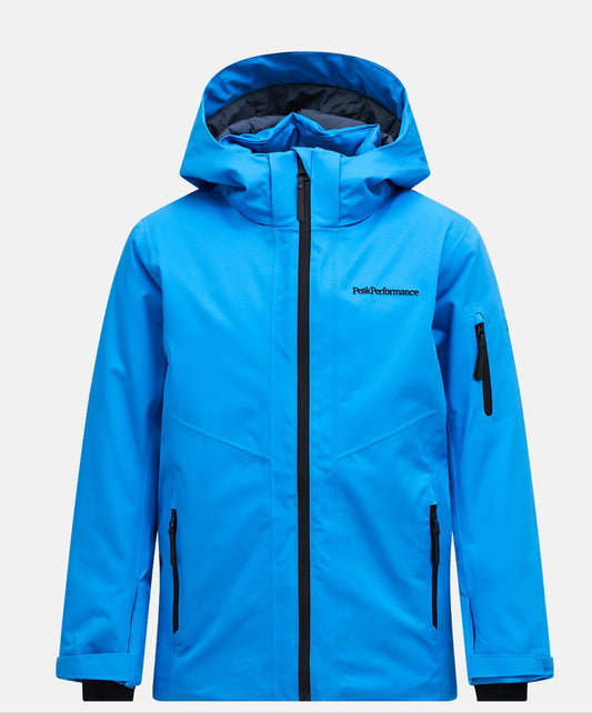 Peak Performance Maroon Ski Jacket med Hipe-fabric i blå – Unisex 8–15 år