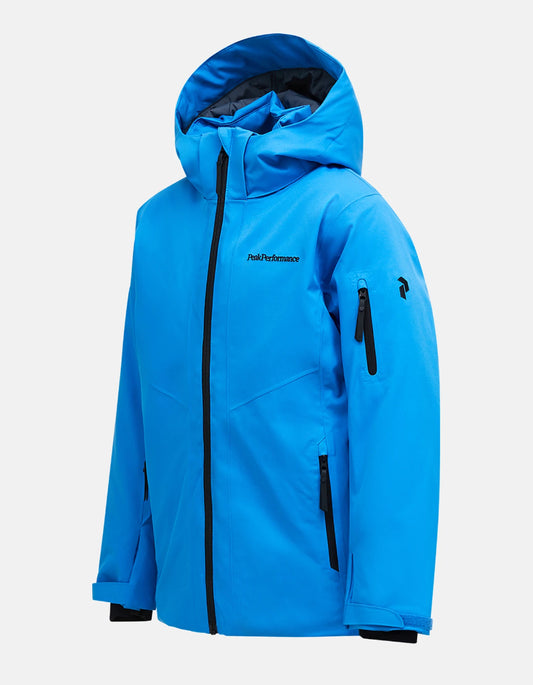 Peak Performance Maroon Ski Jacket med Hipe-fabric i blå – Unisex 8–15 år