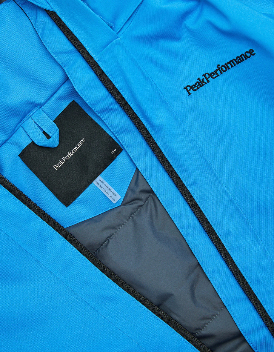 Peak Performance Maroon Ski Jacket med Hipe-fabric i blå – Unisex 8–15 år