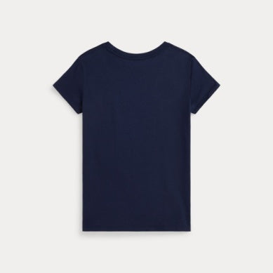 Polo Ralph Lauren bamse t-skjorte i mørkeblå farge for jente