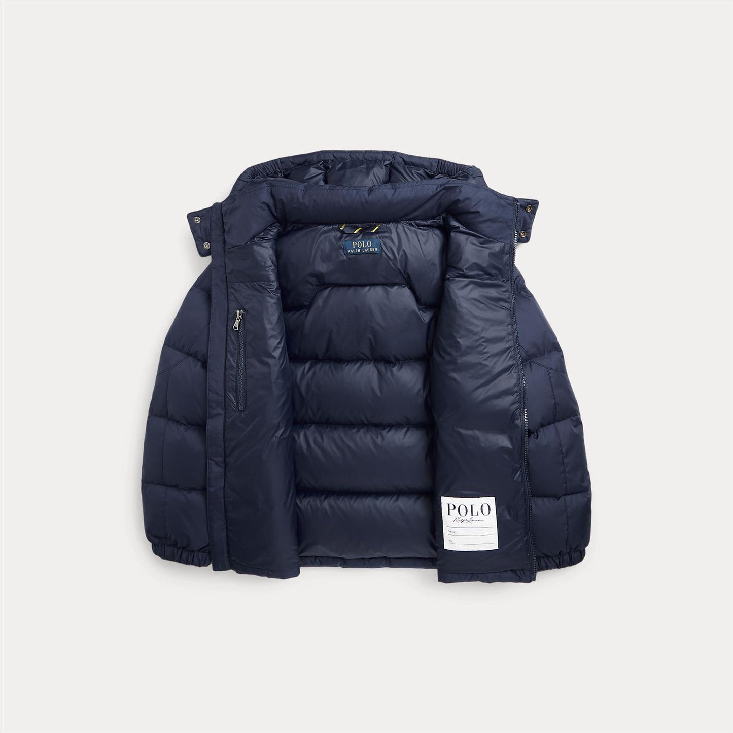 Blå dunjakke fra Polo Ralph Lauren med hette – gutt