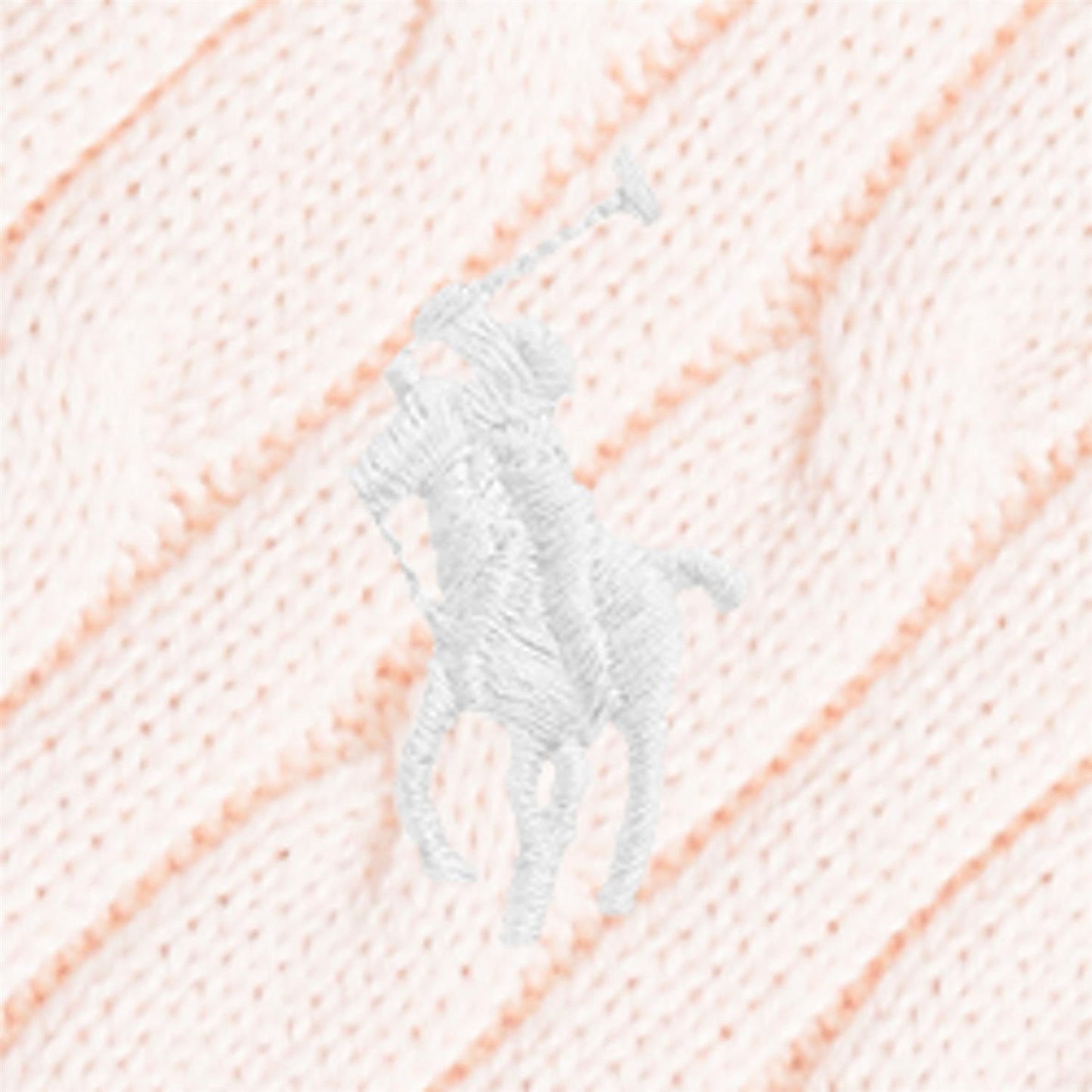 Lyserosa strikkesett fra Polo Ralph Lauren – jente
