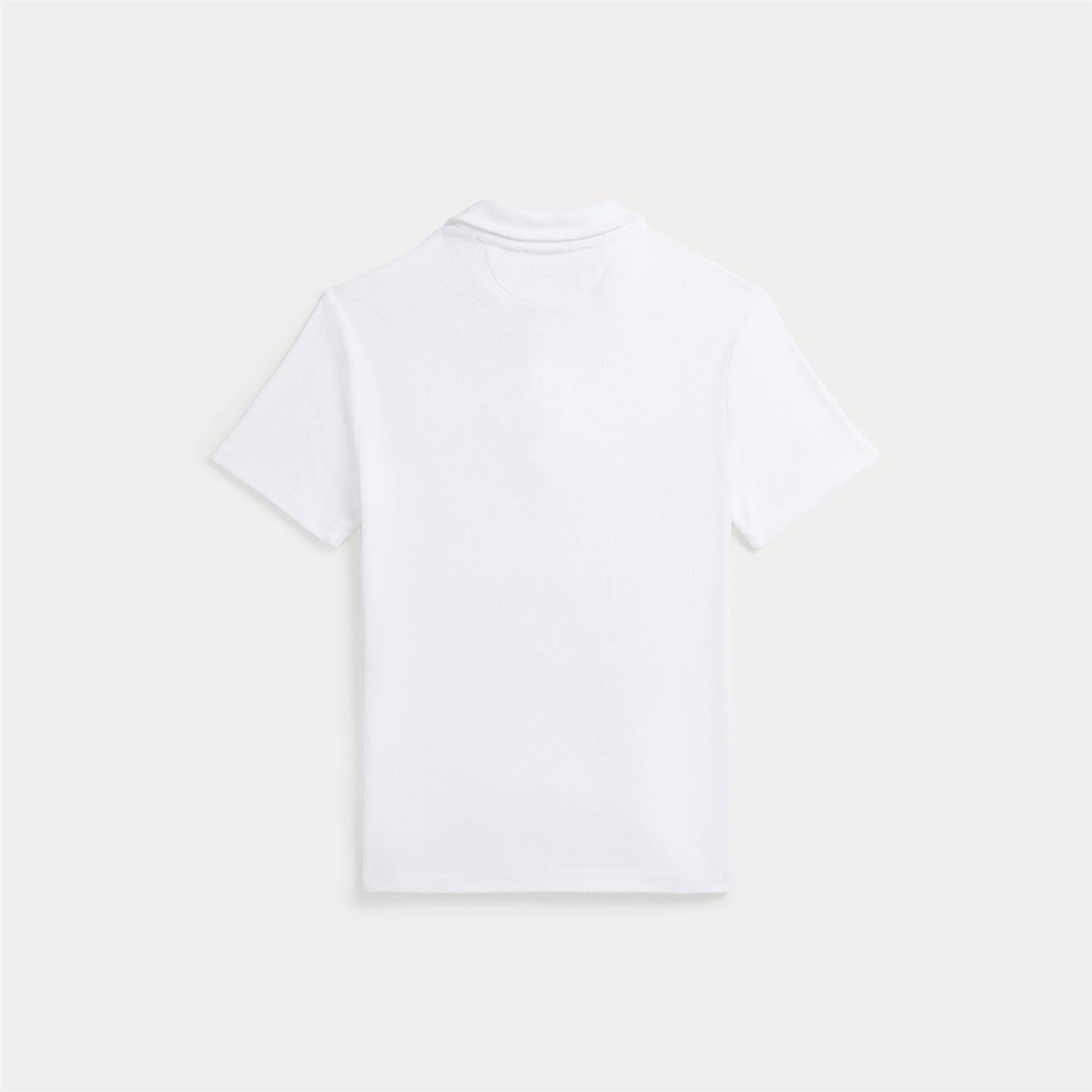 Alt-tekst: Polo Ralph Lauren Terry hvit T-skjorte gutt 10–20 år