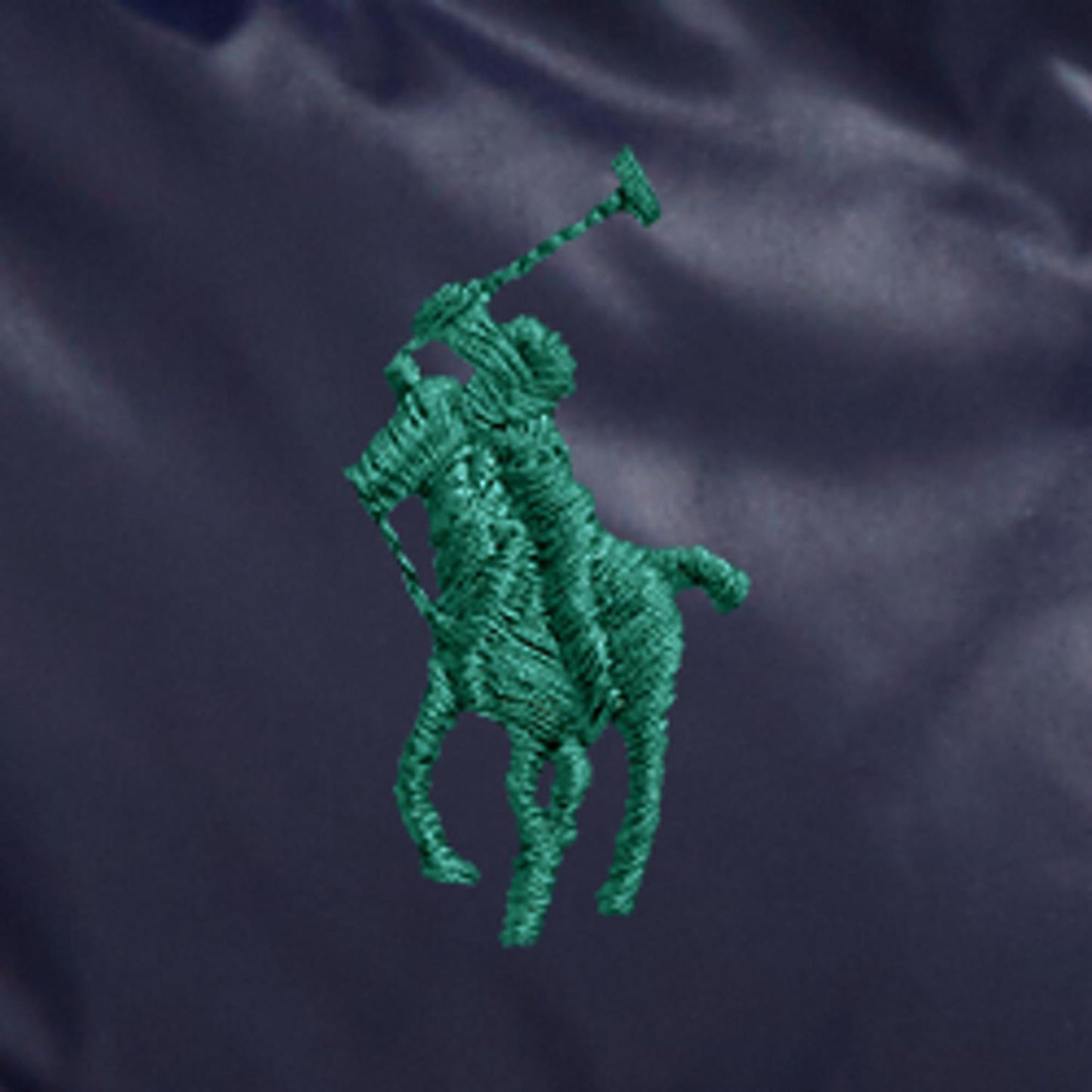 Polo Ralph Lauren glossed blå dunjakke med hette for gutt 14–20 år