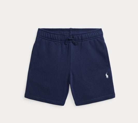 Ralph Lauren college shorts i mørkeblå med brodert logo – 87% bomull og 13% polyester – Gutt