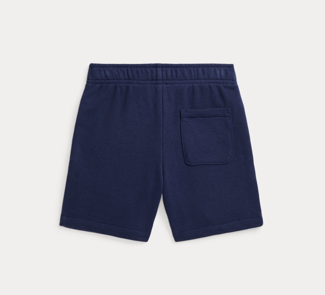 Ralph Lauren college shorts i mørkeblå med brodert logo – 87% bomull og 13% polyester – Gutt