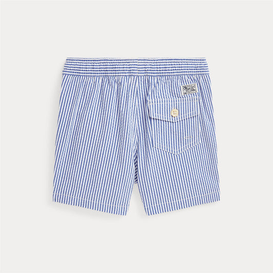 Badeshorts fra Ralph Lauren med blå og hvite striper – Gutt – 2–7 år