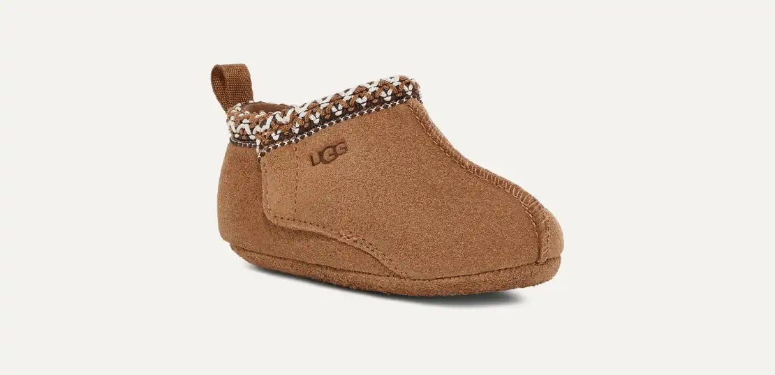 UGG Tasman babytøfler i brun for unisex, 0–18 mnd