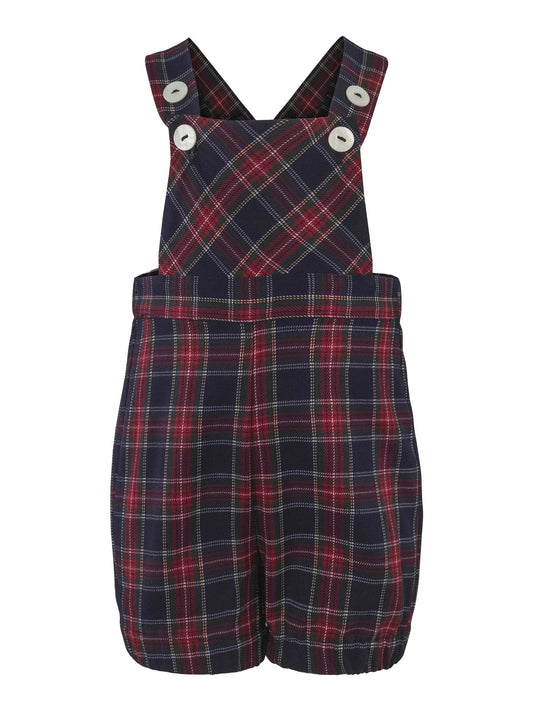 Vilje & Ve Leon snekkershorts i rødrutet mønster – Gutt