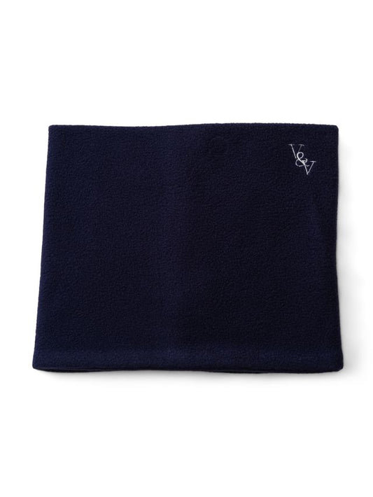 Vilje & Ve Od Neck fleecehals i navy blå unisex 6–16 år