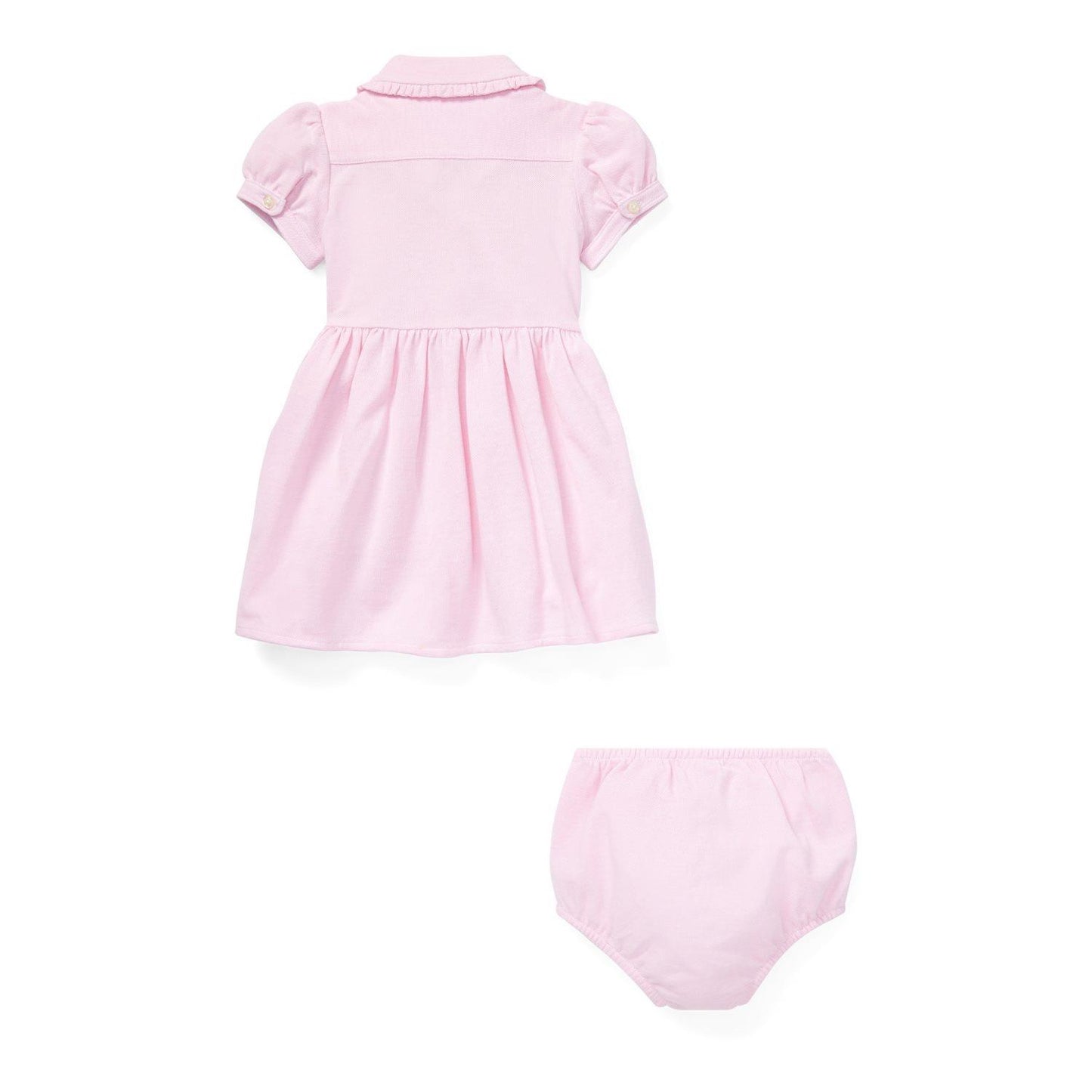 Knit Mesh Oxford Dress