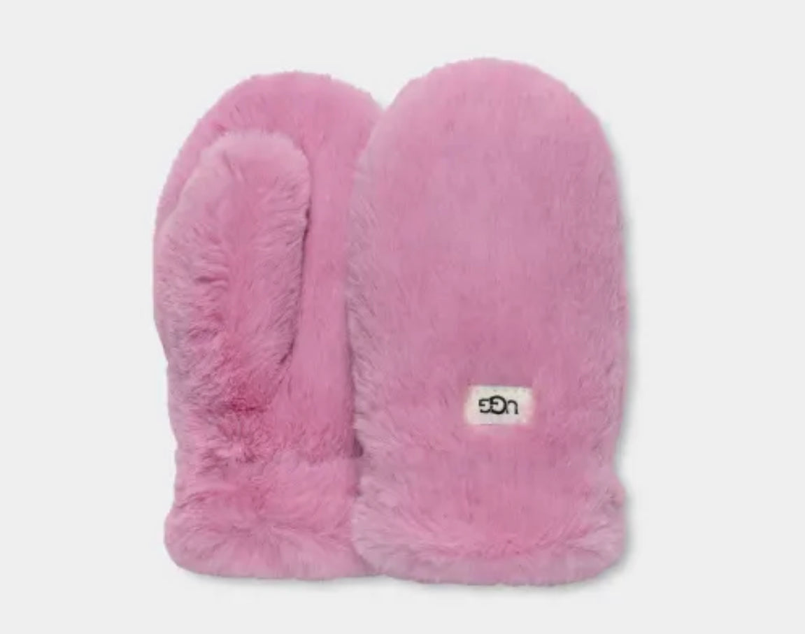 Faux Fur Mitten