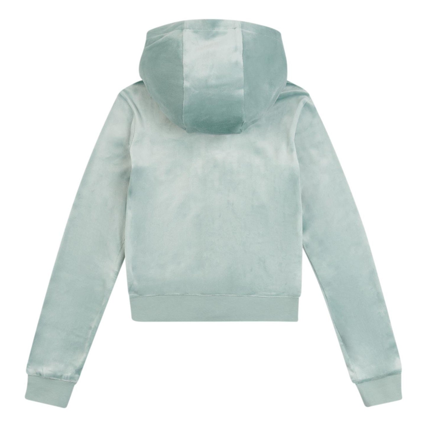 Tonal Embro Velour Zip Hoodie