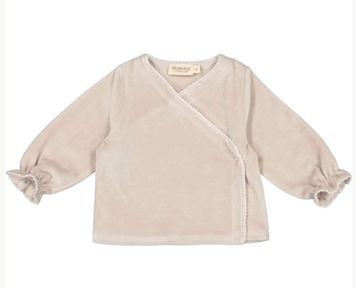 Tuba Wrap Velvet Top