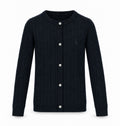 Vilje&Ve - Elise Knittet Cardigan  -  Blå - Jente - 4-12 år