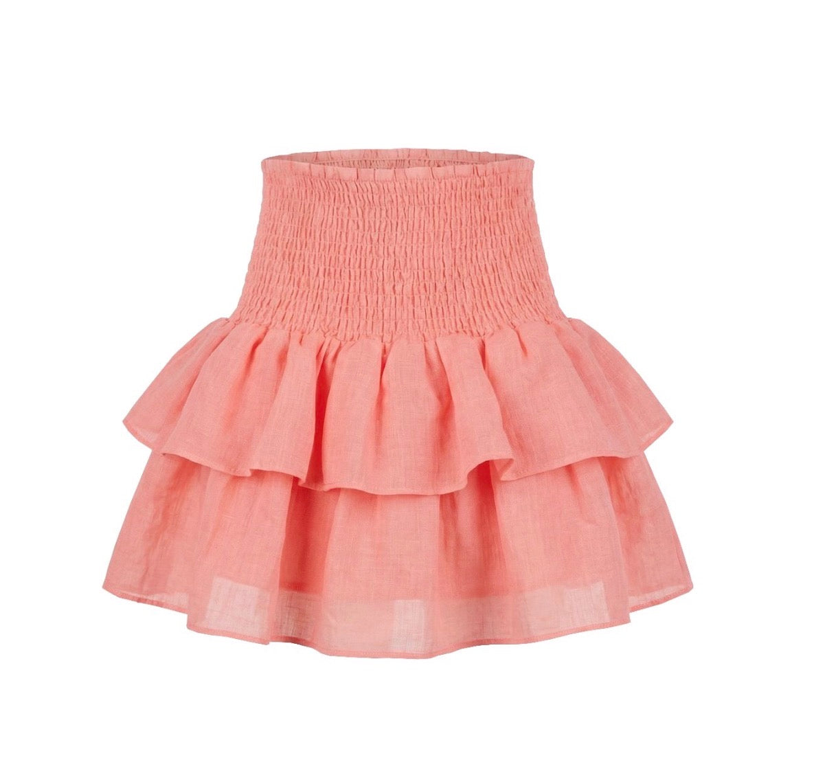 Vilje&Ve - Iris Skirt - korall - Jente - 6-16 år
