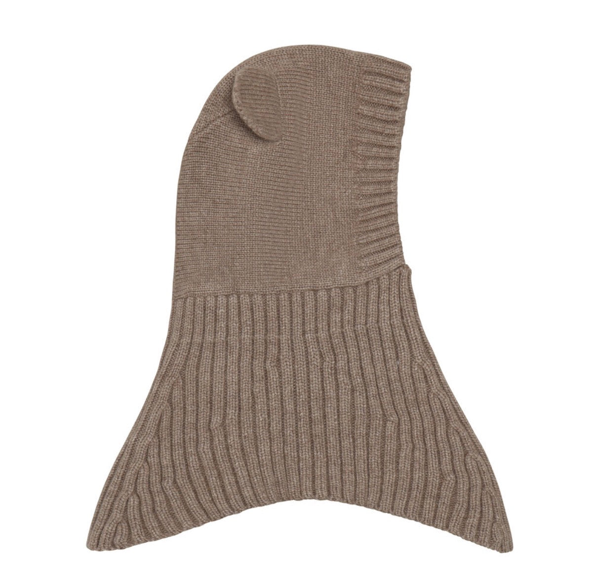 Huttelihut - Balaclava - Ull - Beige - Unisex - str 0-12 mnd