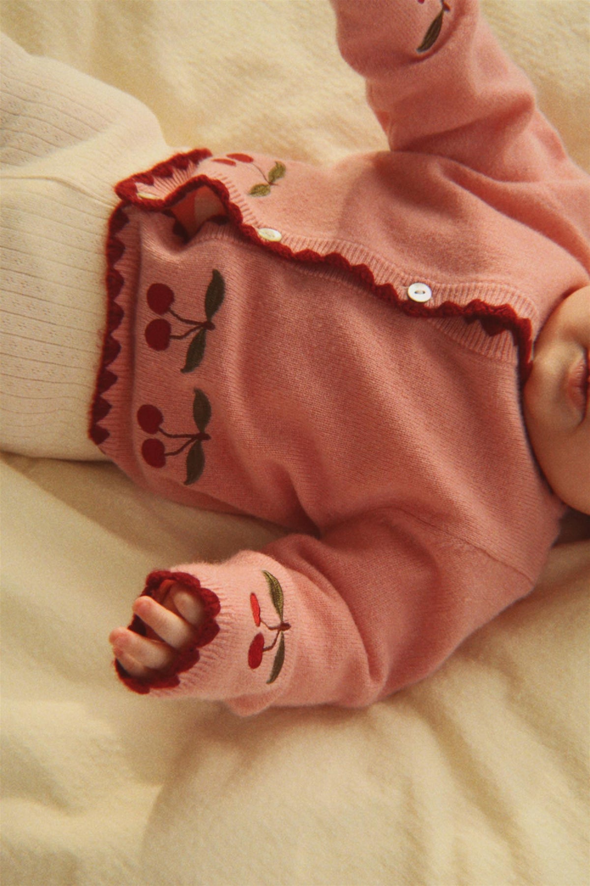 Konges Sløyd - Colette Cardigan - Rosa - Jente - 1-10 år