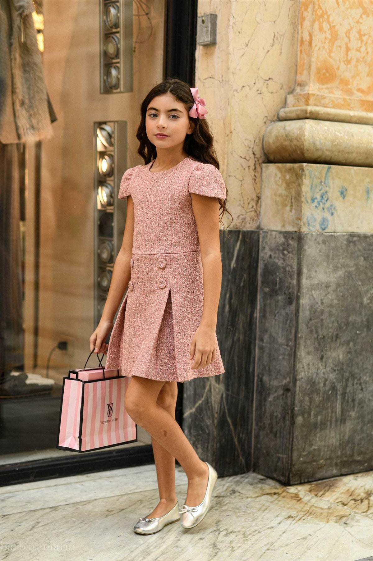 Prinsessefin - Claire Dress - Rosa - Jente - 6-14 år