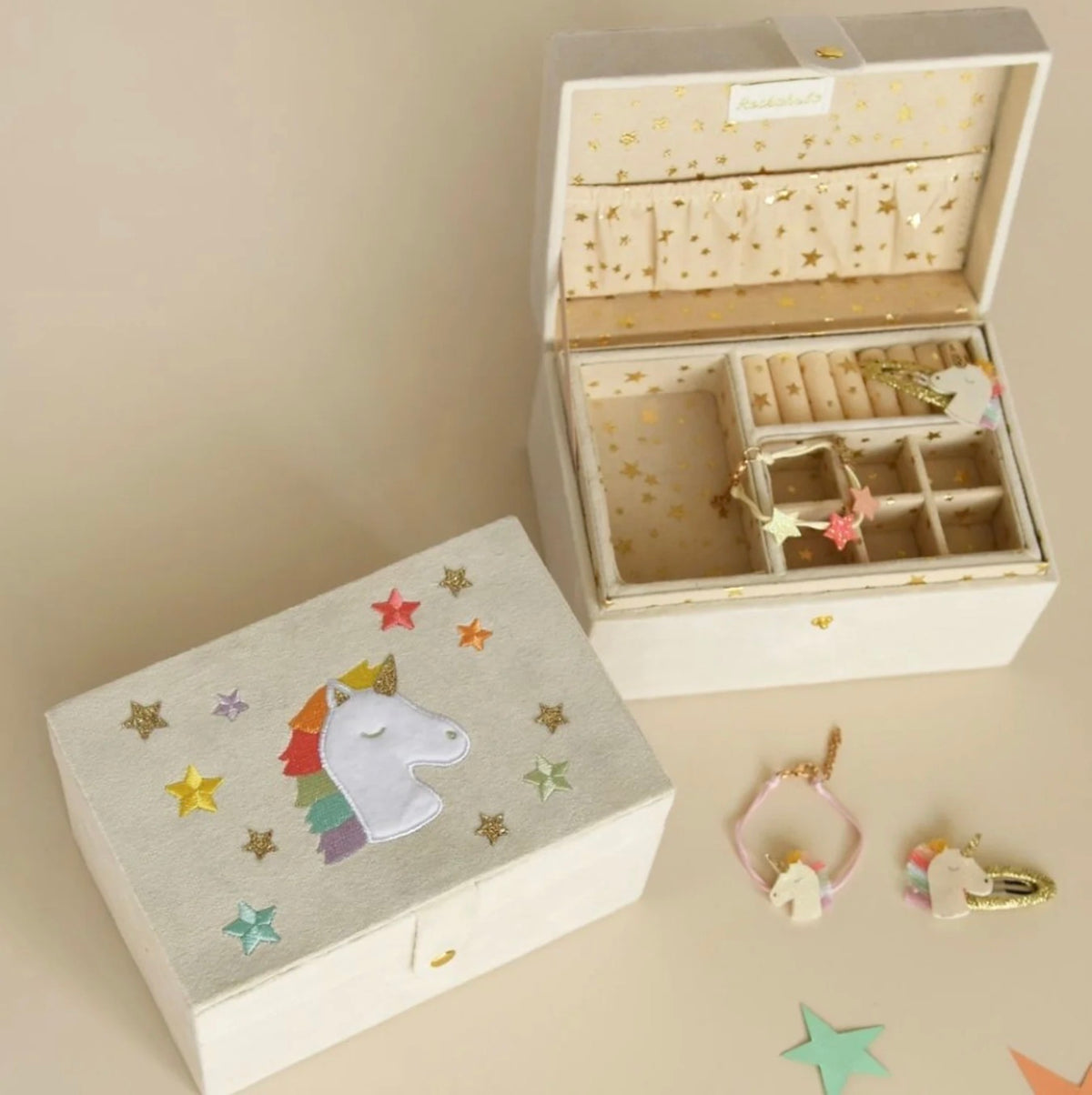 Rockahula - Rainbow Unicorn Large Jewellery Box