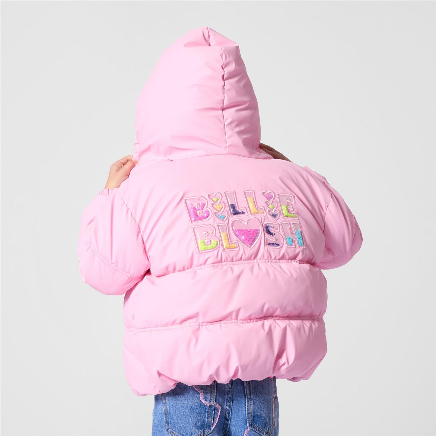 Billieblush – Boblejakke med ryggprint – Rosa – Jente – 4-10 år