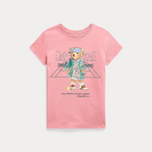 Polo Ralph Lauren c Bamse T-skjorte - Rosa - Jente - 7-16 år