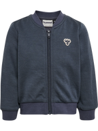 Hummel - Mini Wool Zip Jacket Bee - Blå - Gutt - 1-8 år