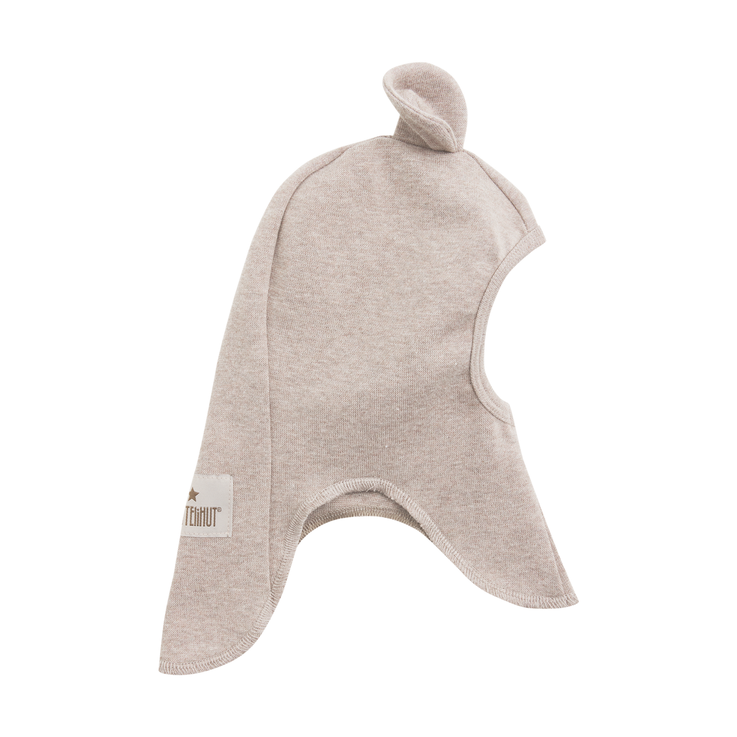 Huttelihut – Balaclava med bamseører – Camel Melange – Unisex – 0-2 år