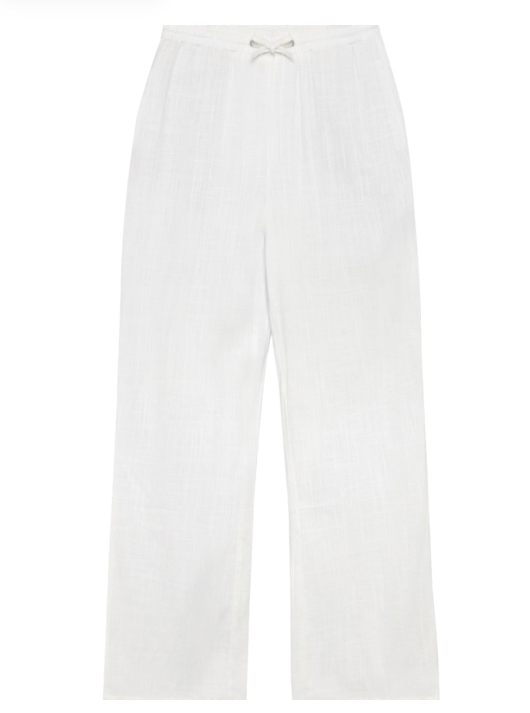 Grunt - Linbukse- Unisex -Hvit  - 8-14 år