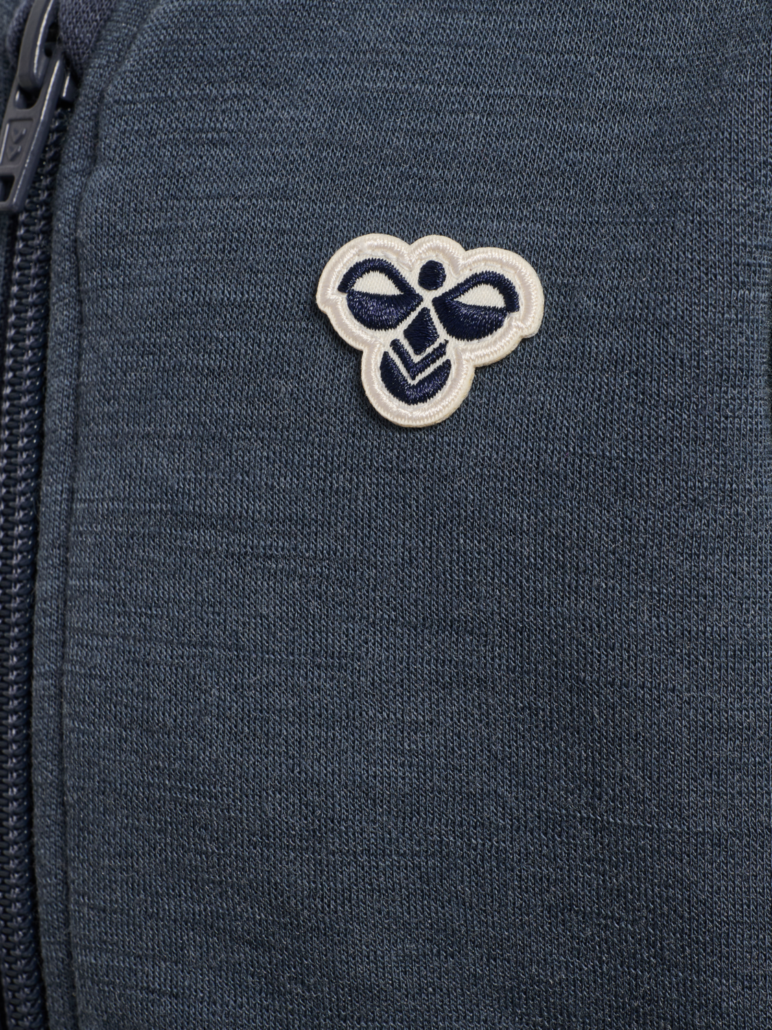 Hummel - Mini Wool Zip Jacket Bee - Blå - Gutt - 1-8 år