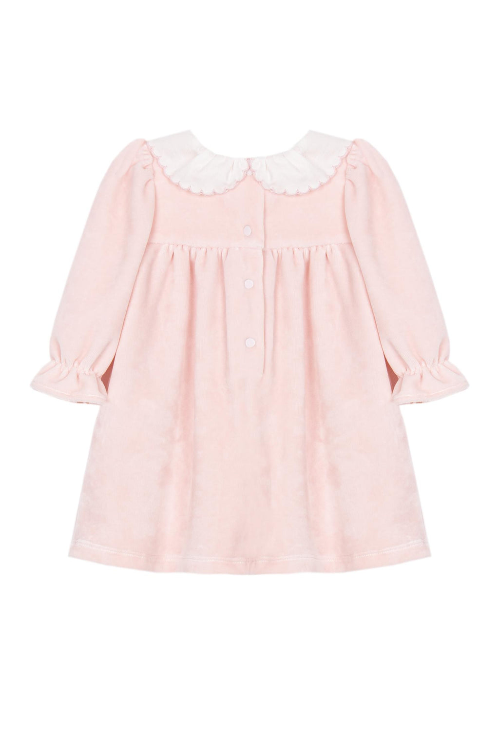 Patachou - Kjole - Velour - Rosa - Jente - str 1-24 mnd
