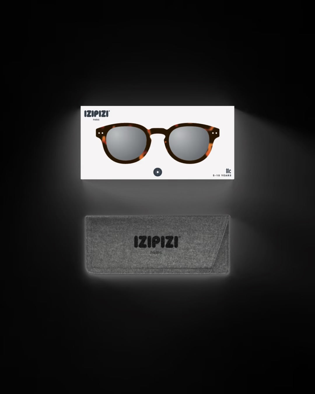 Izipizi - Sunglasses - Tortoise - Unisex - 5-10 år