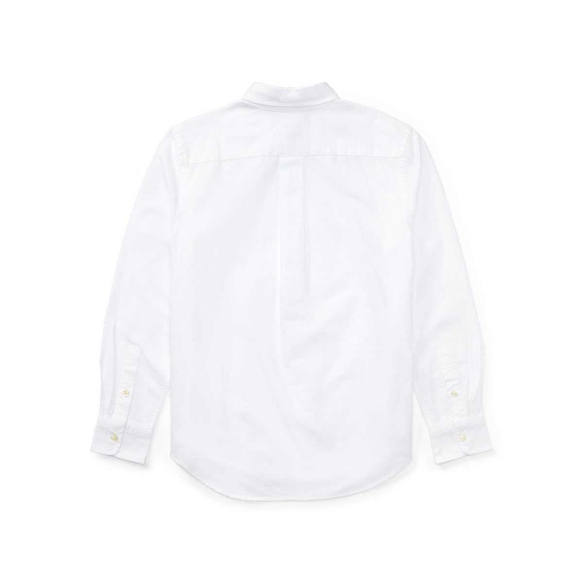 Polo Ralph Lauren – Slim Fit Oxford-skjorte med brodert logo – Hvit – Gutt – 8-20 år