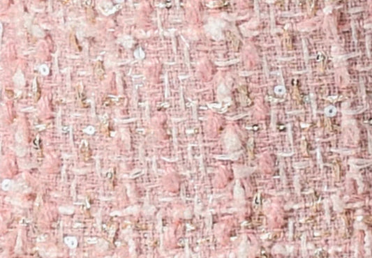 Prinsessefin - Hårbøyle tweed - Rosa