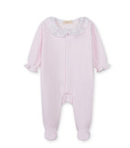Baby Gi - Velour heldrakt - Lysrosa - Jente - 1-6 mnd