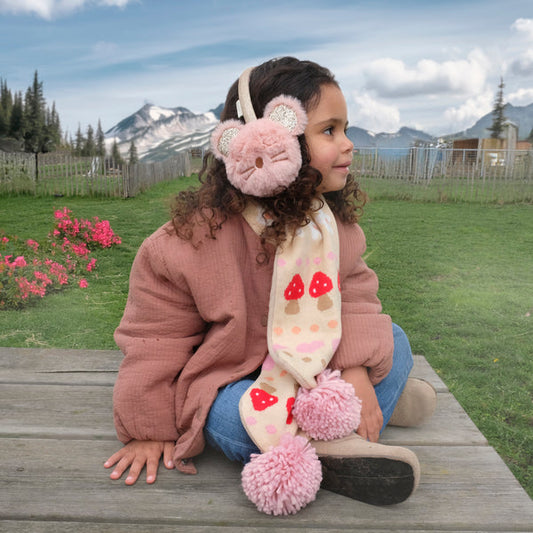 Rockahula - Millie Mouse Earmuffs - Rosa - Jente