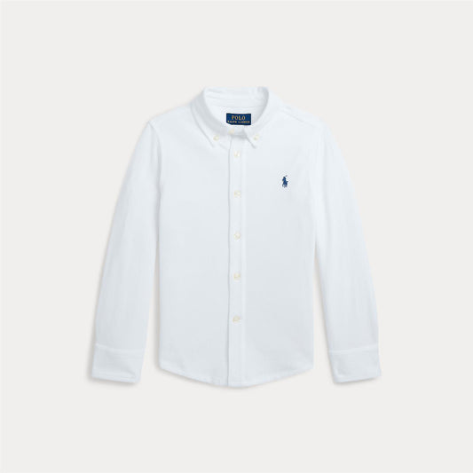 Ralph Lauren - Skjorte - Hvit - Gutt - str. 2-7 år