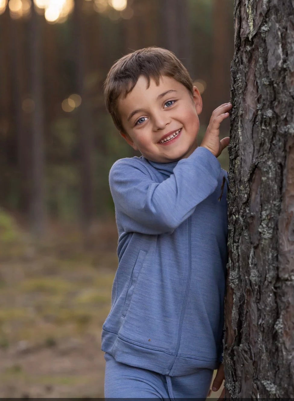 Lillelam - Jakke - Active - Mellomblå - Gutt - 1-6 år