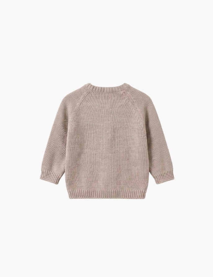 Wedoble - Ull Cardigan - Gutt - Beige - 6-36 mnd