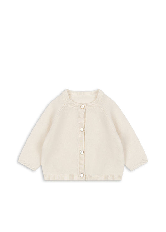 Fanga Fontana – Savora ullcardigan – Hvit – Unisex – 0-2 år